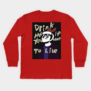 Go with the coffee Kids Long Sleeve T-Shirt